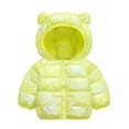 thumbnail image 1 of Baby Winter Coat Baby Boys Puffer Coat Bear Ear Hooded Jacket Lightweight Puffer Jacket for Kids Baby Girls Child Puffer Jacket Baby Clothes 12-18 Months, 1 of 3