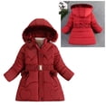 thumbnail image 1 of Baby Winter Coat,Baby Boys Puffer Coat With Mid-length Hoods Zipper Up Down Coats For Baby Kids Baby Winter Jacket, 1 of 4
