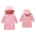 thumbnail image 1 of Baby Winter Coat,Baby Girls Puffer Coat Mid-length Hooded Jackets With Pockets Zipper Up Down Coats For Baby Boys Child Puffer Jacket Little Boys Girls Clothes, 1 of 9