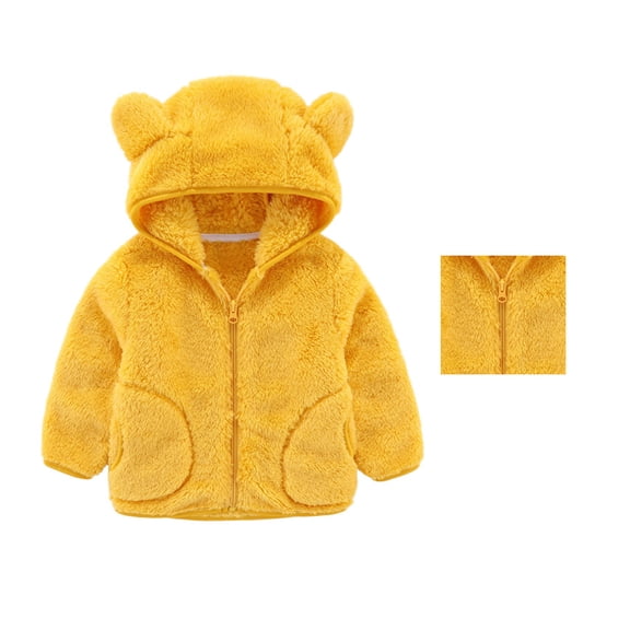 Baby Winter Coat Cute Bear Ear with Hoods for Baby Boys Child Puffer Jacket Baby Boy Clothes 3-4 Years
