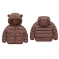 thumbnail image 1 of Baby Winter Coat,Little Boys Girls Puffer Coat Cute Bear Ear with Hoods Lightweight Puffer Jacket for Baby Kids Winter Jacket Baby Boy Clothes, 1 of 4