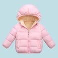 thumbnail image 1 of Baby Winter Coat Little Boys Girls Puffer Coat Cute Bear Hooded Jacket Lightweight Puffer Jacket for Kids Baby Girls Winter Warm Outwear Jacket Coat Baby Clothes 4-5 Years, 1 of 4