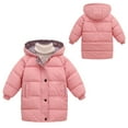 thumbnail image 1 of Baby Winter Coat,Little Boys Girls Puffer Coat Mid-length Hooded Jacket Thicken Windproof Zipper Warm Outwear For Toddler Baby Girls Toddler Winter Jacket, 1 of 8