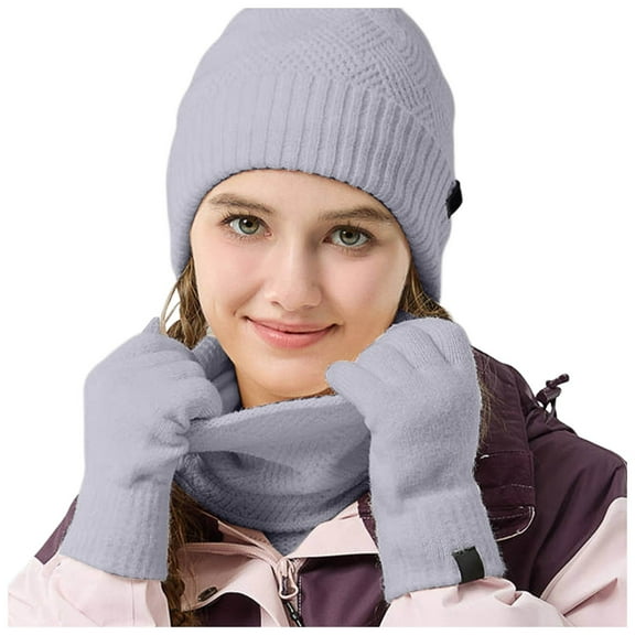 Baby Winter Hat Scarf And Mittens Set Warm Knit Outdoor Snow Gear For Infants And Toddlers Cozy Cold Weather Essentials