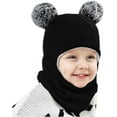 thumbnail image 1 of Baby Winter Hat Scarf Set, Unisex Infant Toddler Kids Hat Scarf, 1 of 5