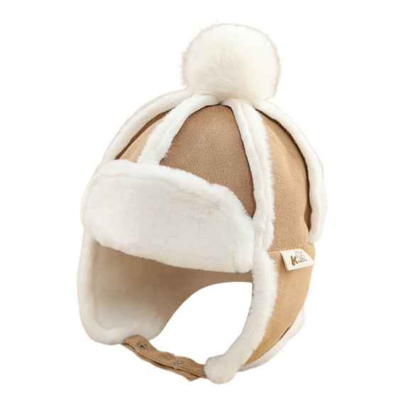 Baby Winter Hat Soft Warm Knitted Cute Boys Girls Toddler Toboggan Hats for Children