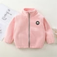 thumbnail image 1 of Baby Winter Jacket Cute Printed Solid Long Sleeve Soft Lightweight New Born Clothes for Baby Girls 6-7 Years, 1 of 2