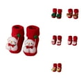 thumbnail image 1 of Baby Winter Non- Floor Socks with Rattle for â Cotton Crawling Christmas Socks for Little Boys and Girls, 1 of 4