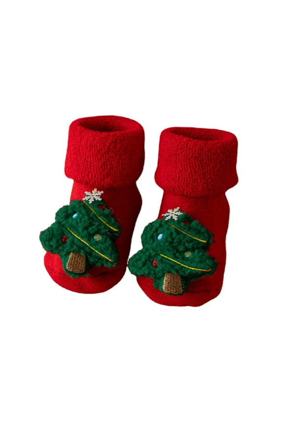 Baby Winter Socks Glue Dispensing Floor Socks Floor Crawling Socks Long Socks for Girls Baby Girl 6-9 Months Clothes