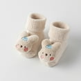 thumbnail image 1 of Baby Winter Socks Knit Cotton Bootie Soft Cozy Socks Slippers First Walkers Cozy Shoes Floor Crawling Socks Christmas Accessories 6-12 Months, 1 of 3