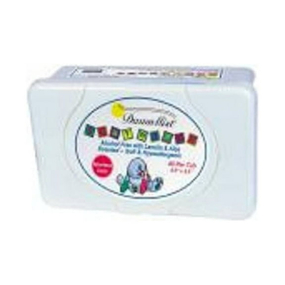 Baby Wipe Dawn Mist Tub Aloe Unscented - 1 Package of 80