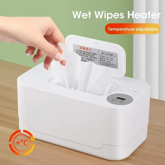 Baby Wipe Warmer Adjustable Temperature Control Baby Wipes Warmer Large Capacity Baby Wet Wipes Warmer for Babies