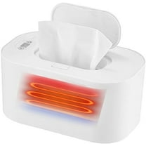 Baby Wipe Warmer and Baby Wet Wipes Dispenser | Baby Wipes Warmer for Babies | Diaper Wipe Warmer | USB Constant Temperature Portable Wipe Heater (White)