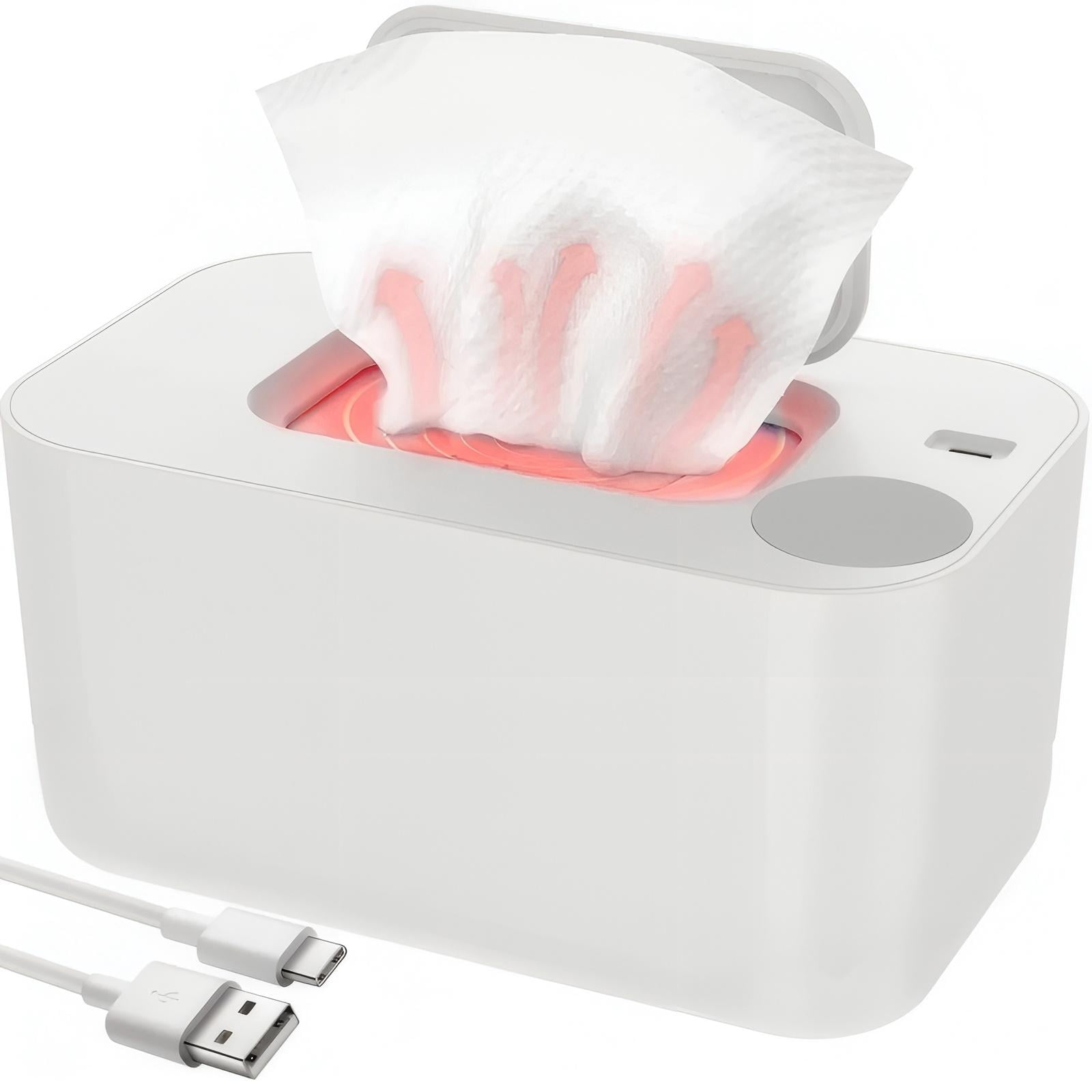 Baby Wipe Warmer Diaper Warmer Large Capacity Top Heating Portable Wipe Warmer Dispenser Holder - Infant, Newborn, Baby