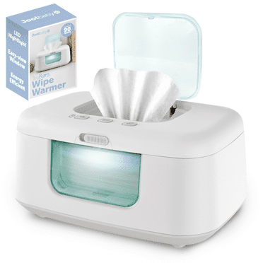 Baby Wipe Warmer & Dispenser with LED Changing Light & On/Off Switch by Jool Baby
