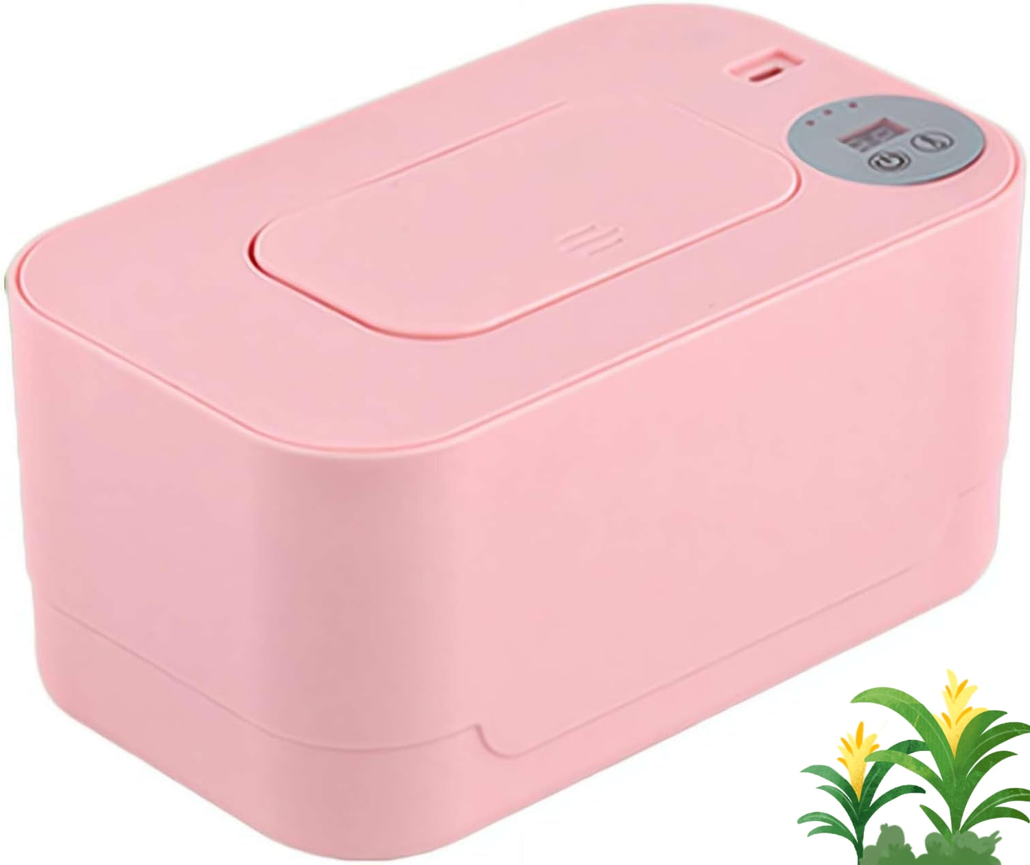 Baby Wipe Warmer, Large Capacity Wipes Dispenser, Fast and Even Heating, Diaper Wipe Warmer with Night Light, Newborn Essentials