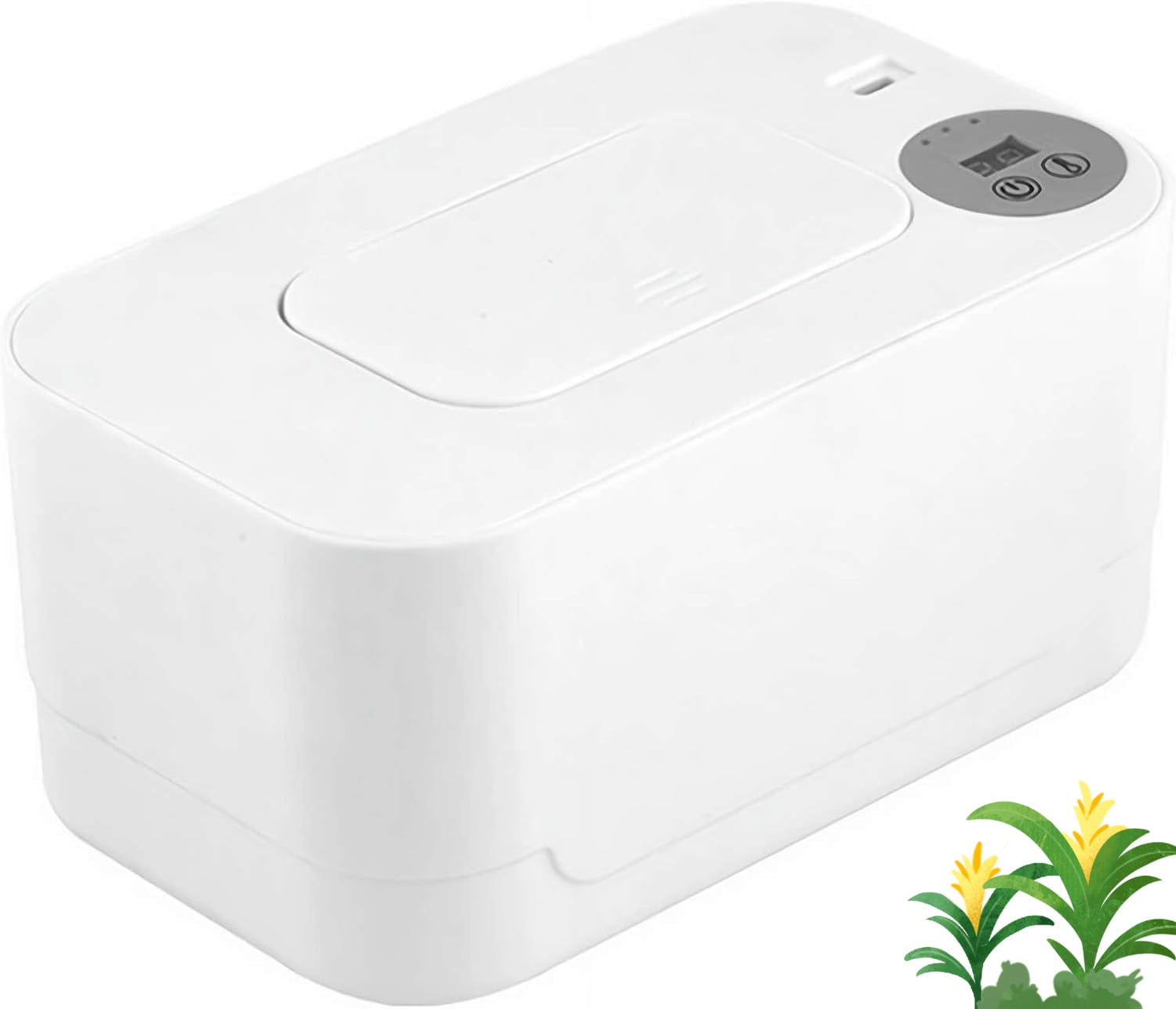 Baby Wipe Warmer, Large Capacity Wipes Dispenser, Fast and Even Heating, Diaper Wipe Warmer with Night Light, Newborn Essentials