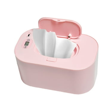 Baby Wipe Warmer with Adjustable Temperature Large Capacity Baby Wet Wipes Warmer Dispenser USB Powered, Digital Display Heating