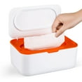 thumbnail image 1 of Baby Wipes Dispenser Case, Flushable Wipe Dispenser, Wipe Holder With Lids, 1 of 4