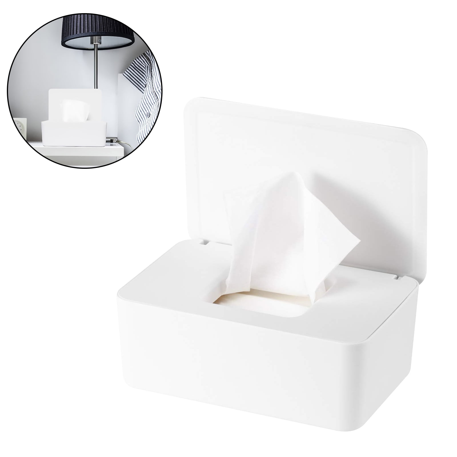 Baby Wipes Dispenser, Wet Wipes Storage Box with Sealing Design Lid, Tissue Storage Box, Keep