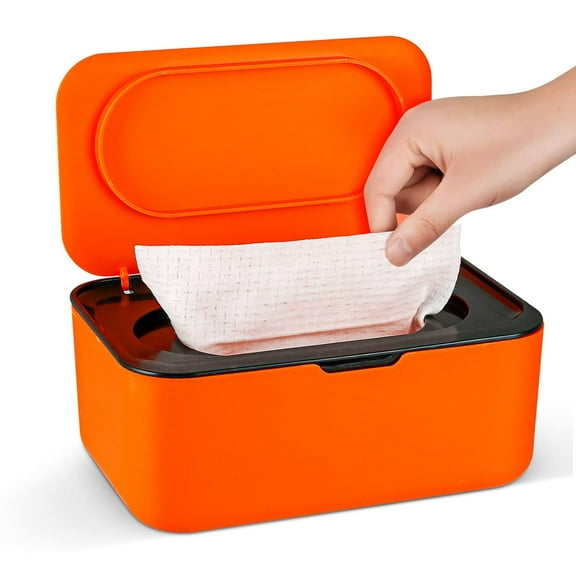 Baby Wipes Dispenser, Wipes Case Baby Wipe Holder Keeps Wipes Fresh, Non-Slip, Easy Open & Close