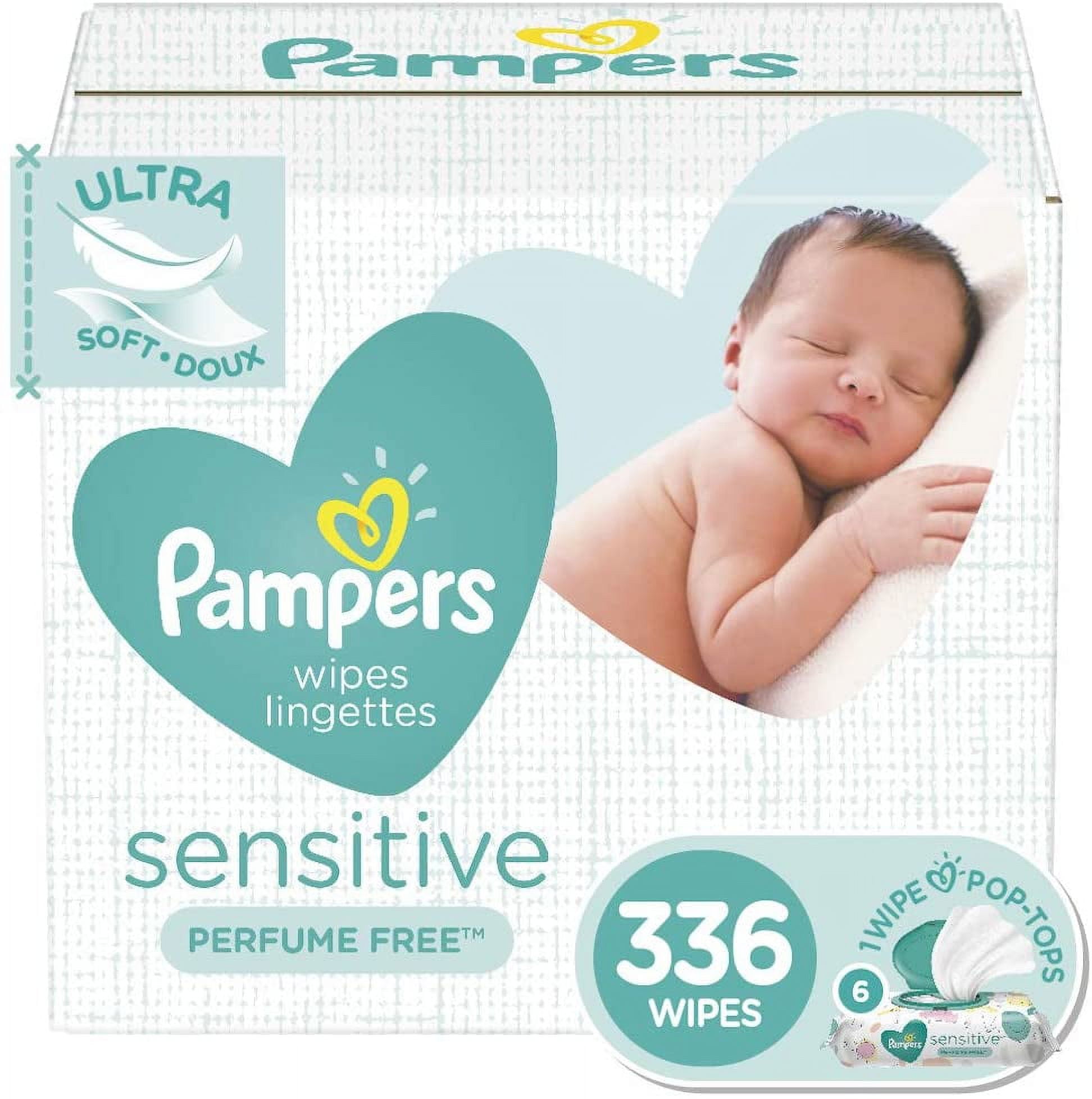 meSoigner - Pampers Couches New Baby Sensitive Taille 2 3-6 Kg X 32