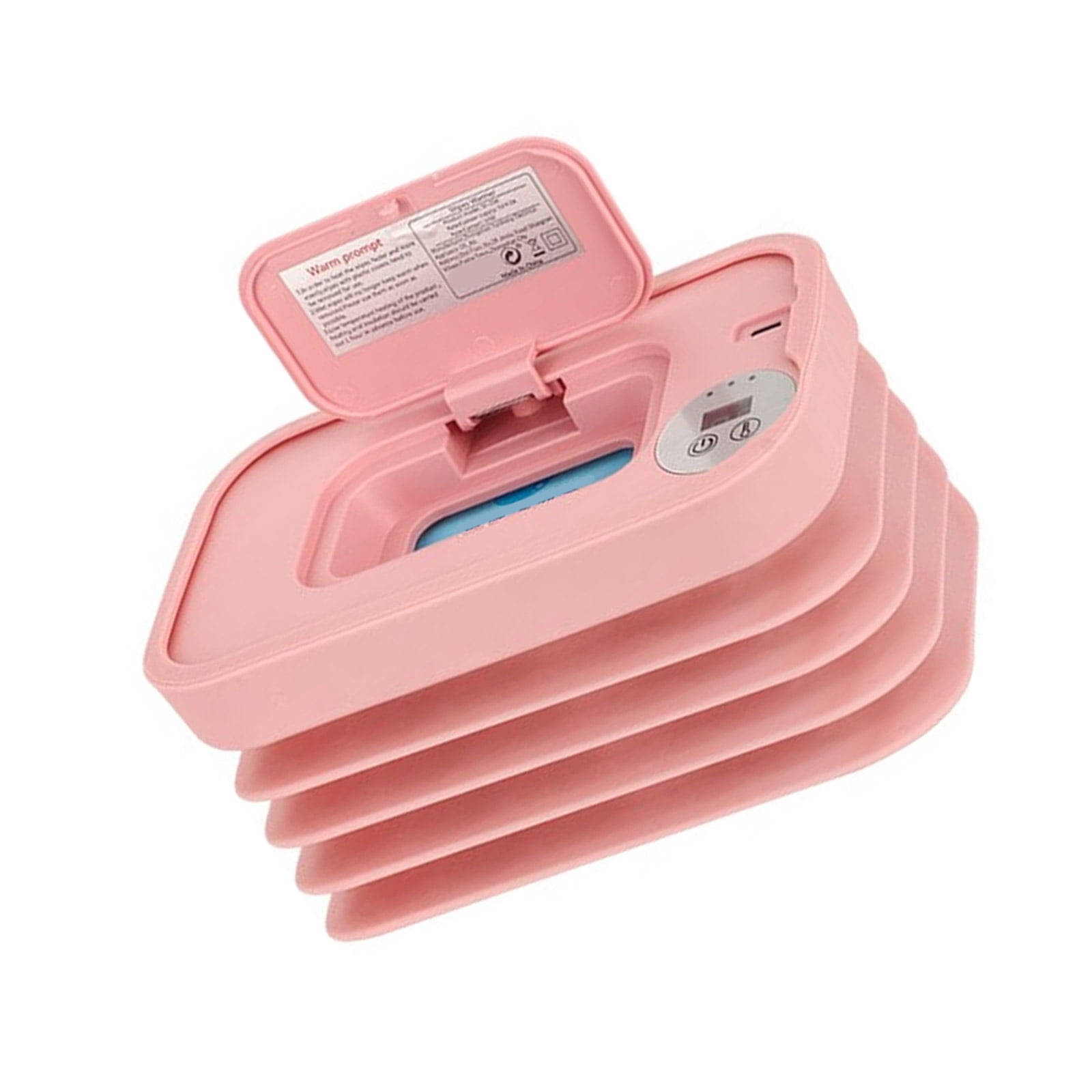 Baby Wipes Warmer Compact Foldable Design Triple Temperature Option Wet Wipes Heating Systems For Travel Convenience