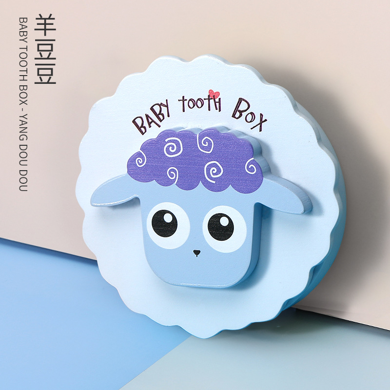 Baby Wooden Teeth Changing Box Box Milk Teeth Commemorative Box Teeth
