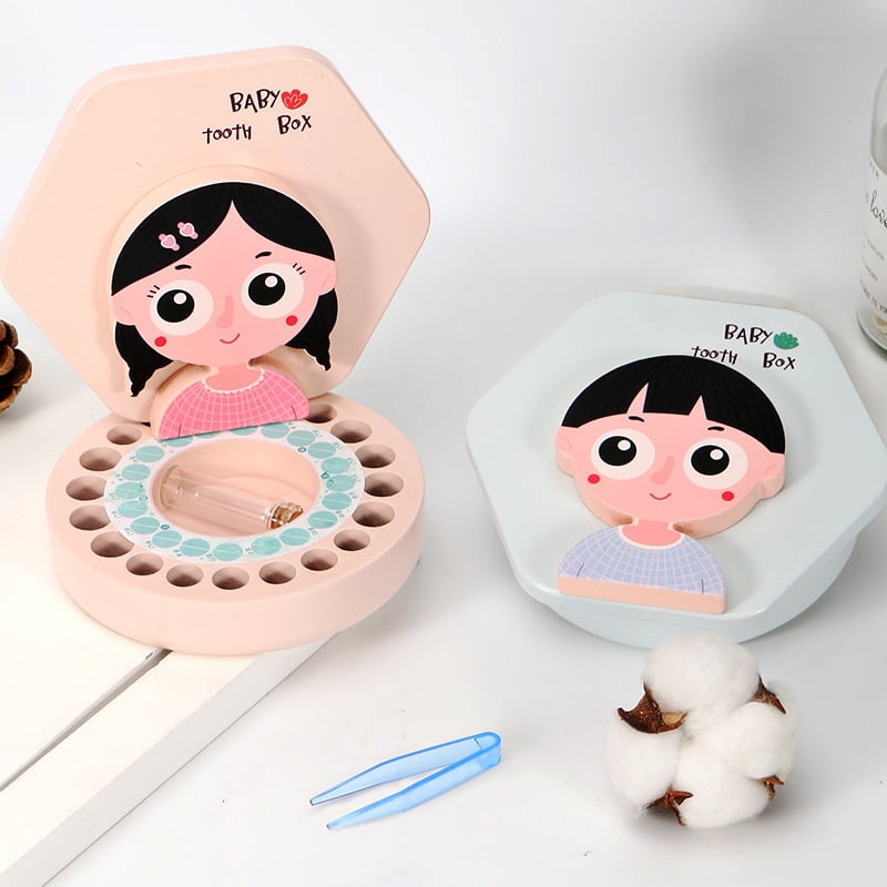 Baby Wooden Teeth Changing Box Box Milk Teeth Commemorative Box Teeth