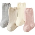 thumbnail image 1 of Baby Wool Non-Slip Grip Socks, Winter Warm Knee-High Stockings for Girls Boys Newborn, 1 of 8
