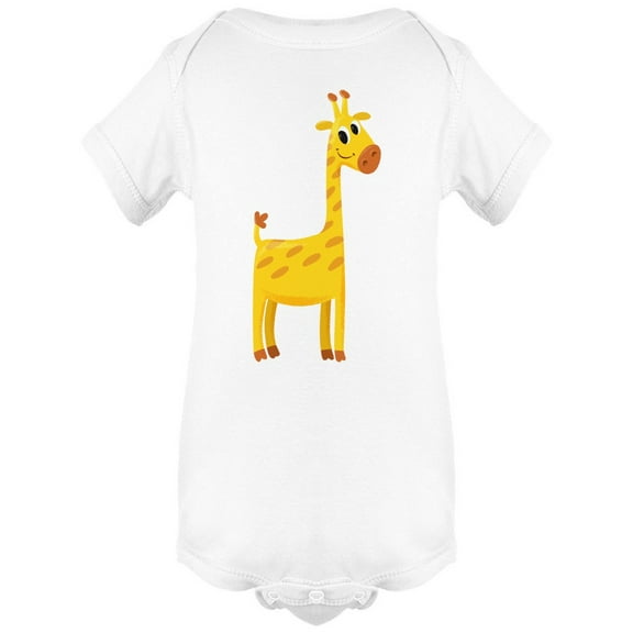 Baby Yellow Giraffe Bodysuit Infant -Image by Shutterstock,  6 Months