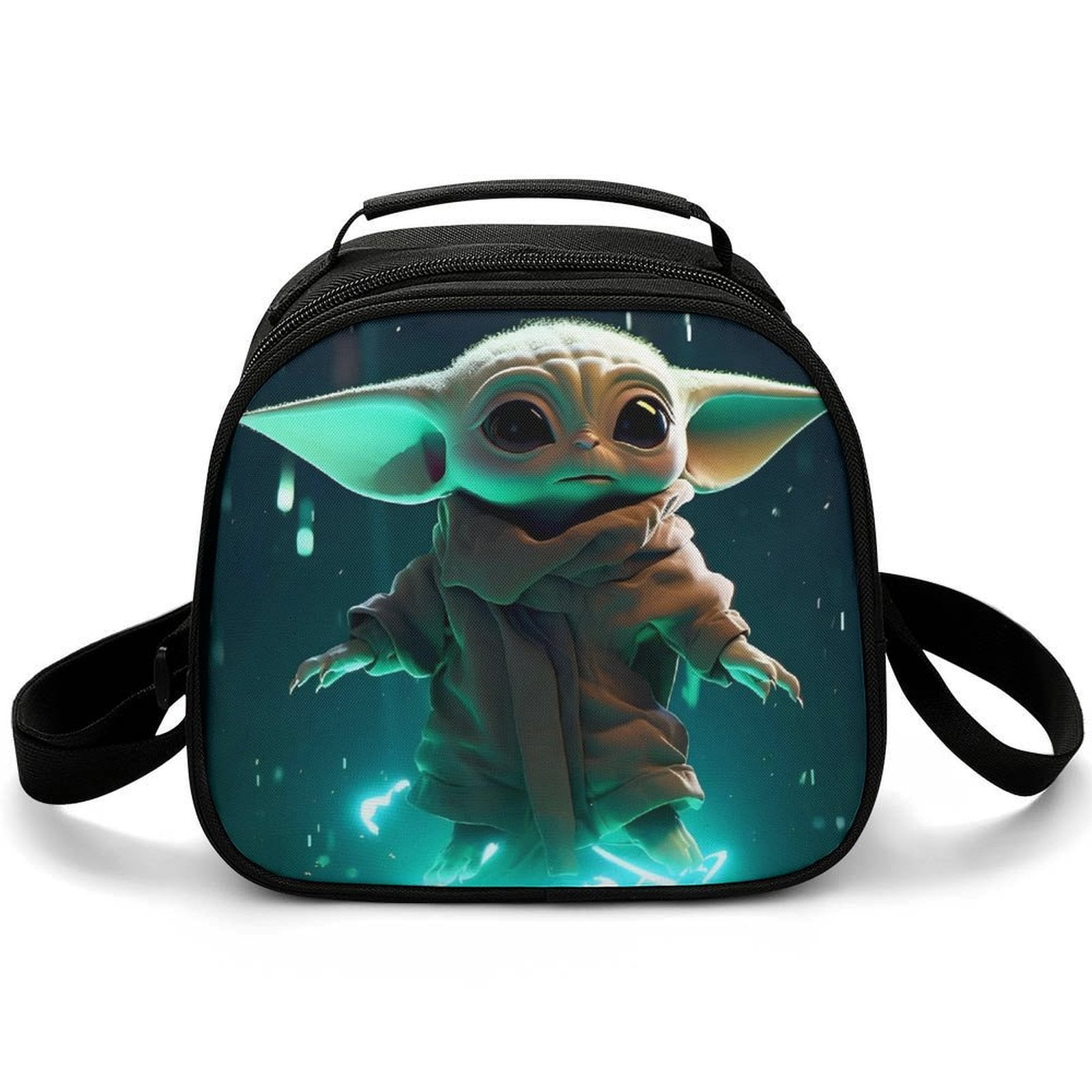 Baby Yoda (48) Cartoon Lunch Bags Are Suitable For Work Travel And Outdoor Activities One size