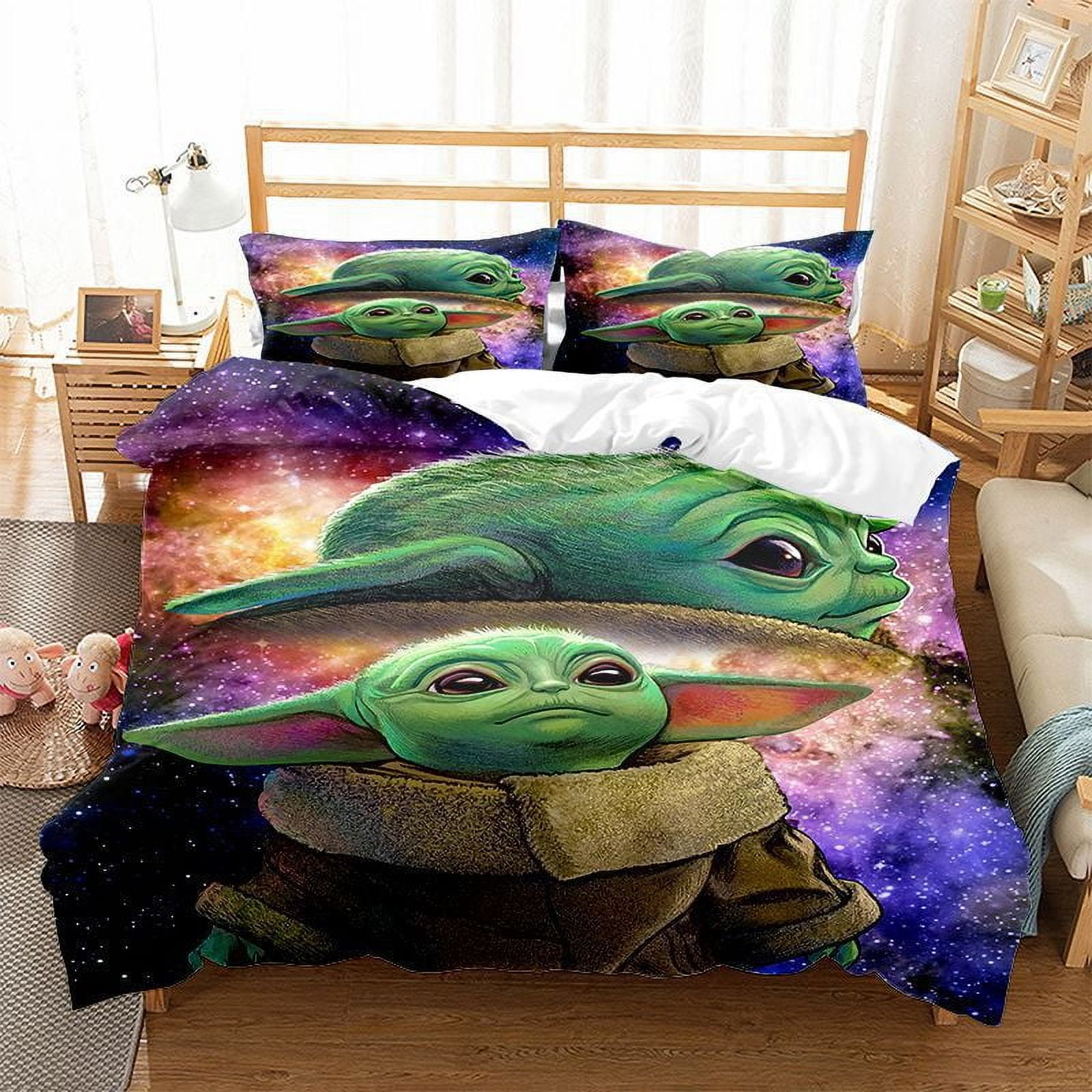 Baby Yoda Bedding Twin Comforter Set Baby Yoda Comforter Set for Girls ...