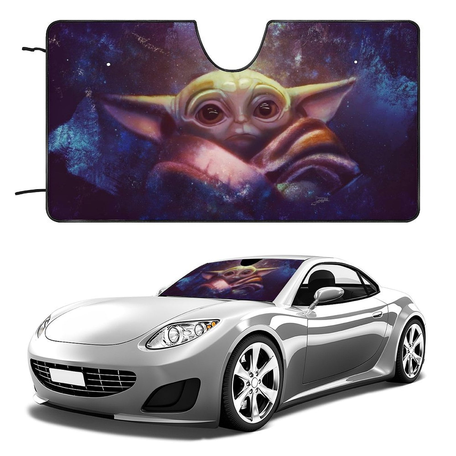 2pc Baby Car Window Sun Shades Stopper Black Mesh Blinds Visor - Foto 6