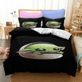 thumbnail image 1 of Baby Yoda Cartoon Anime 2 Piece/3 Piece Bedding Sets Comforters Sets & Pillowcases Set for Boys Girls Mens Womens Breathable Durable Microfiber Super Soft Ultra-Soft Fashion Funny, 1 of 10