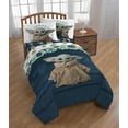 thumbnail image 1 of Baby Yoda Full Bed Set, 100% Microfiber, Navy Blue, The Mandalorian, Star Wars, 1 of 6
