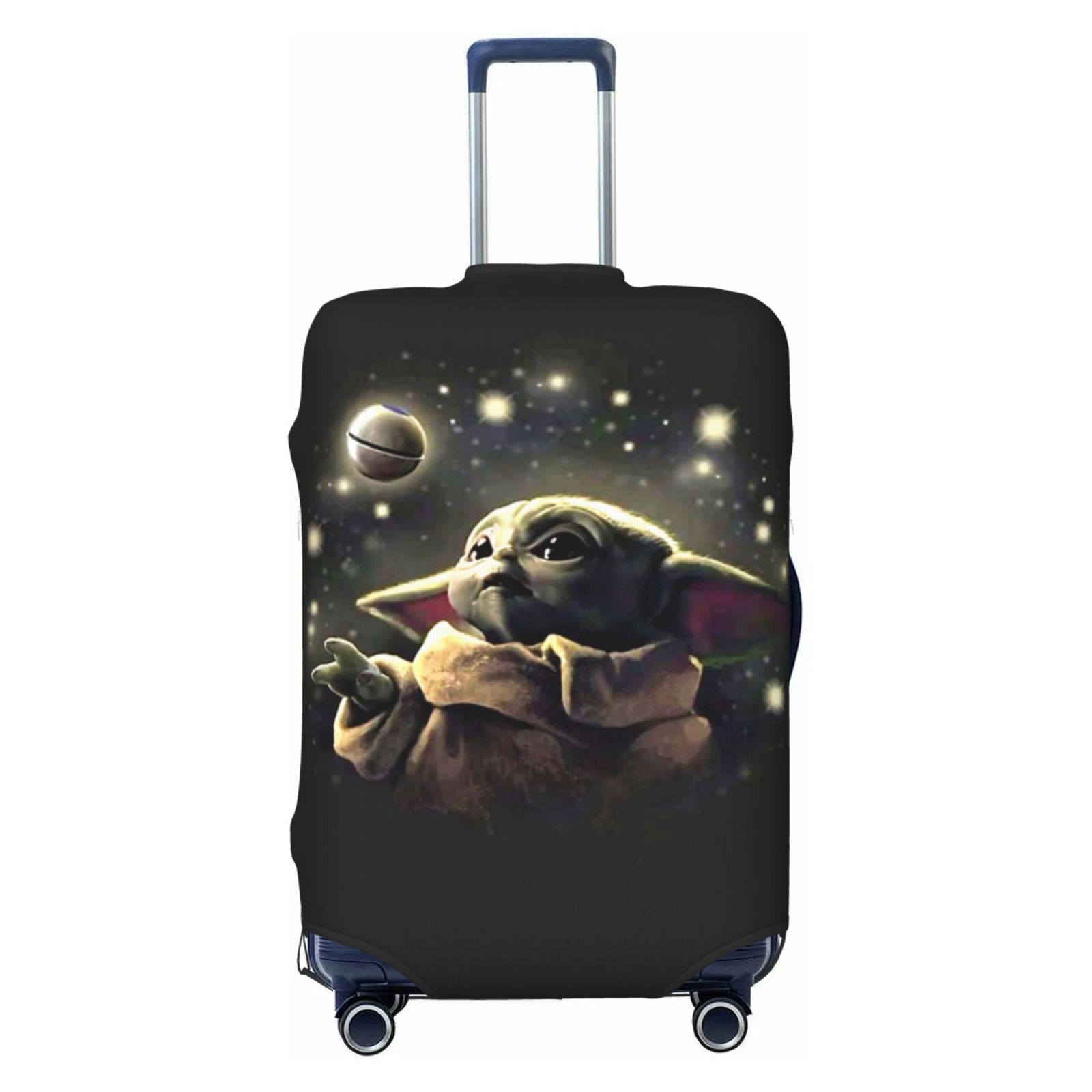 Baby Yoda Luggage Cover Elastic Washable Stretch Suitcase Protector
