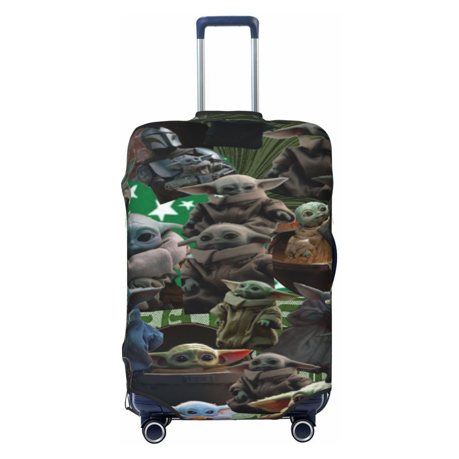 Baby Yoda Luggage Cover Elastic Washable Stretch Suitcase Protector