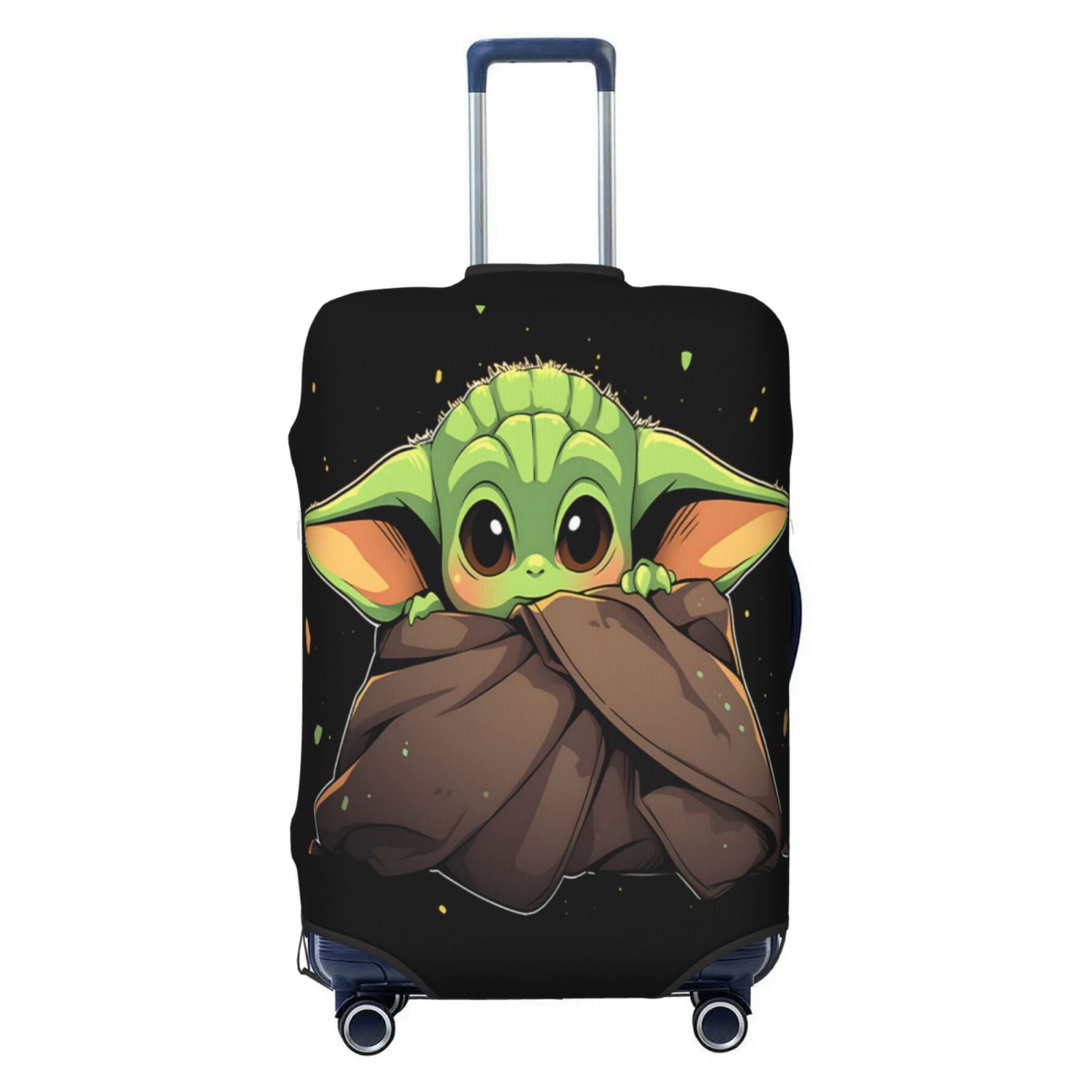 Baby Yoda Luggage Cover Elastic Washable Stretch Suitcase Protector