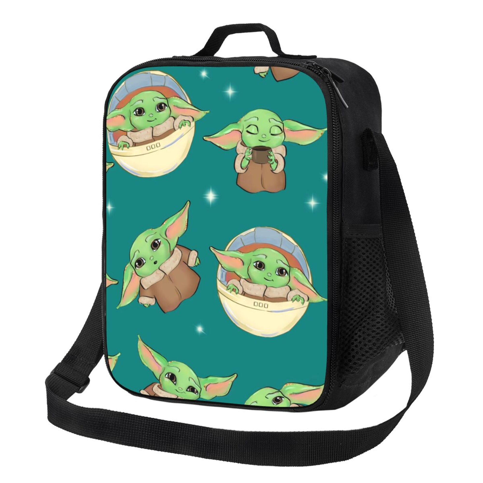 Baby Yoda Lunch Bag Lunch Box Lightweight Durable Lunch Tote Bag