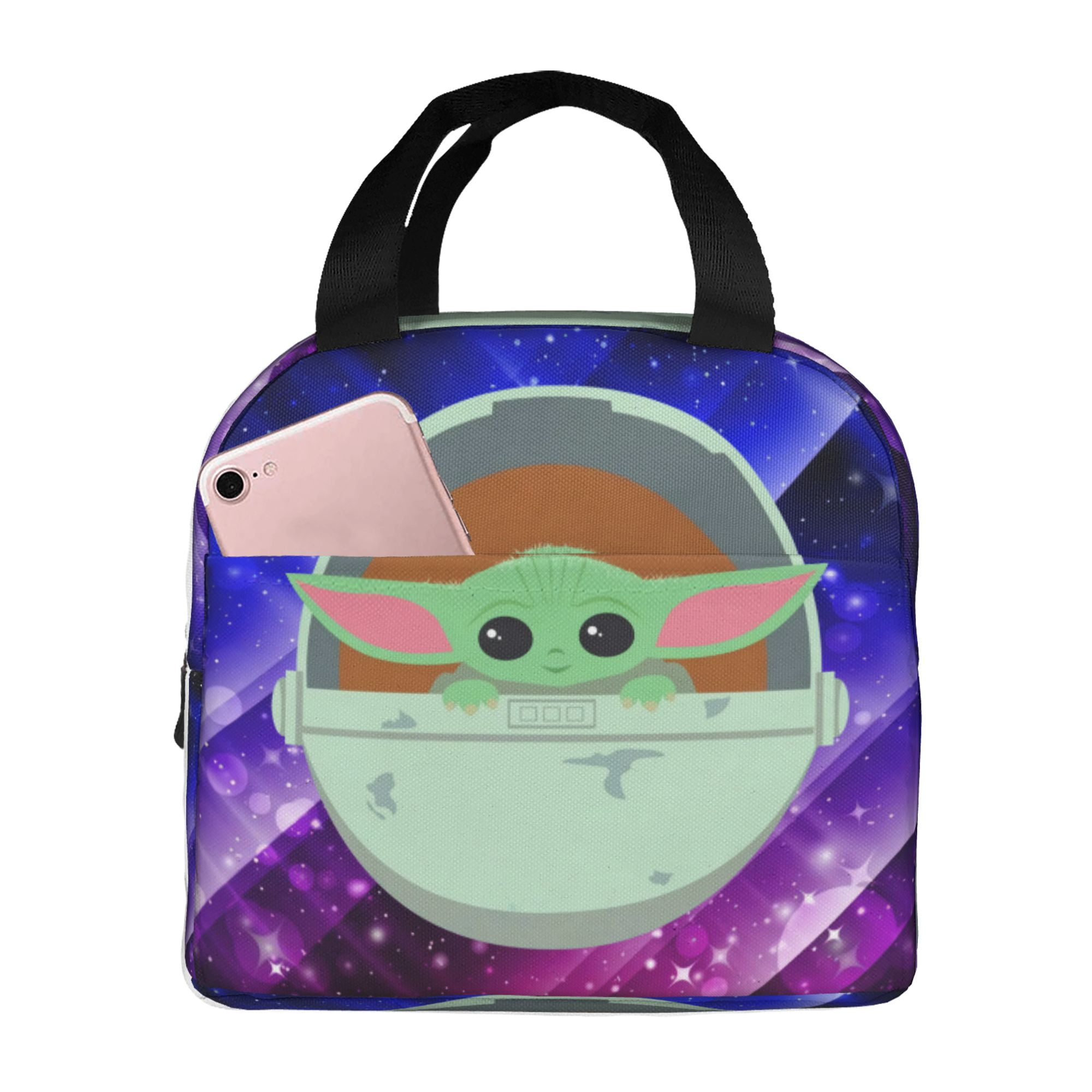 Baby Yoda Lunch Box Lunch Bag Reusable Insulated Lunch Box Meal Handbag