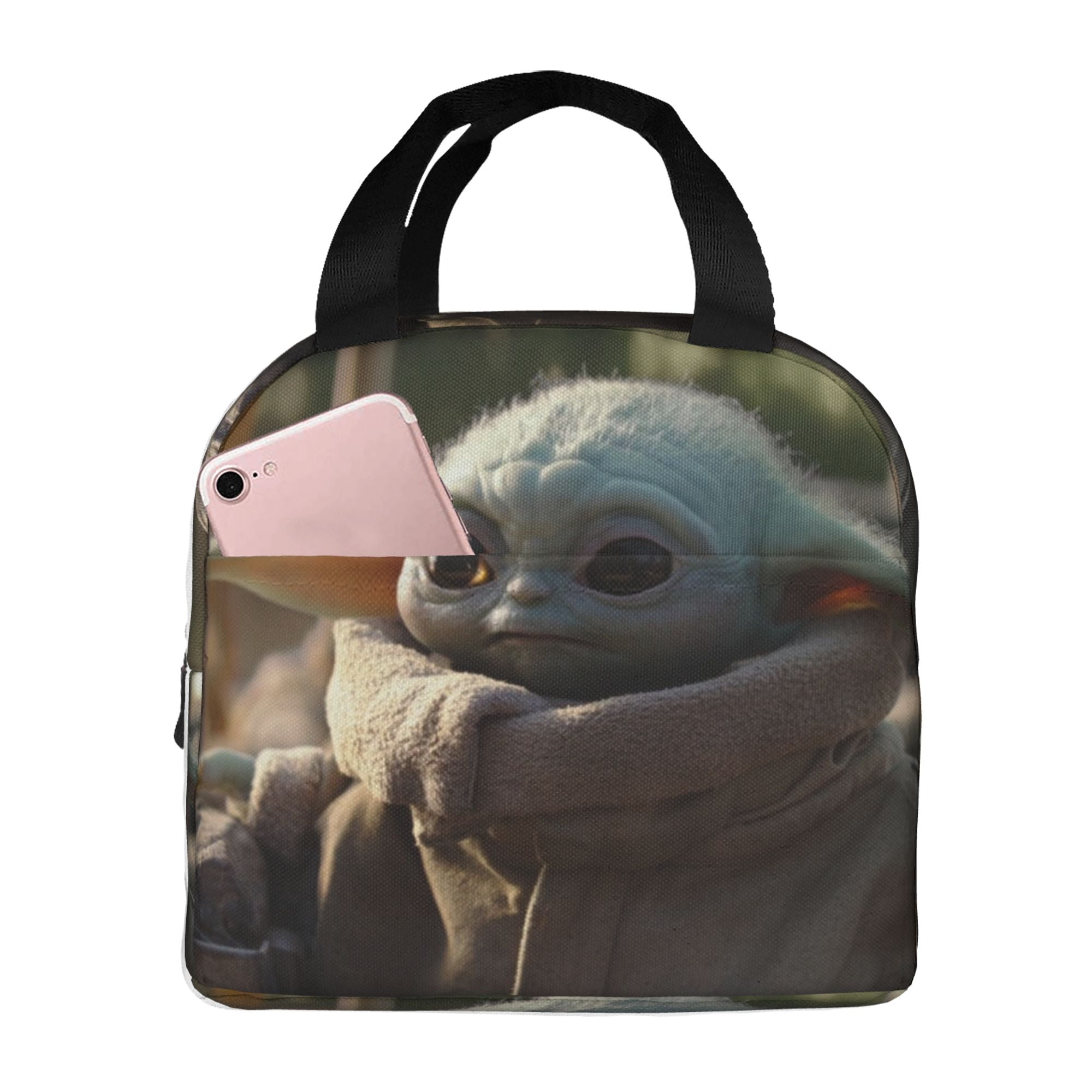 Baby Yoda Lunch Box Lunch Bag Reusable Insulated Lunch Box Meal Handbag