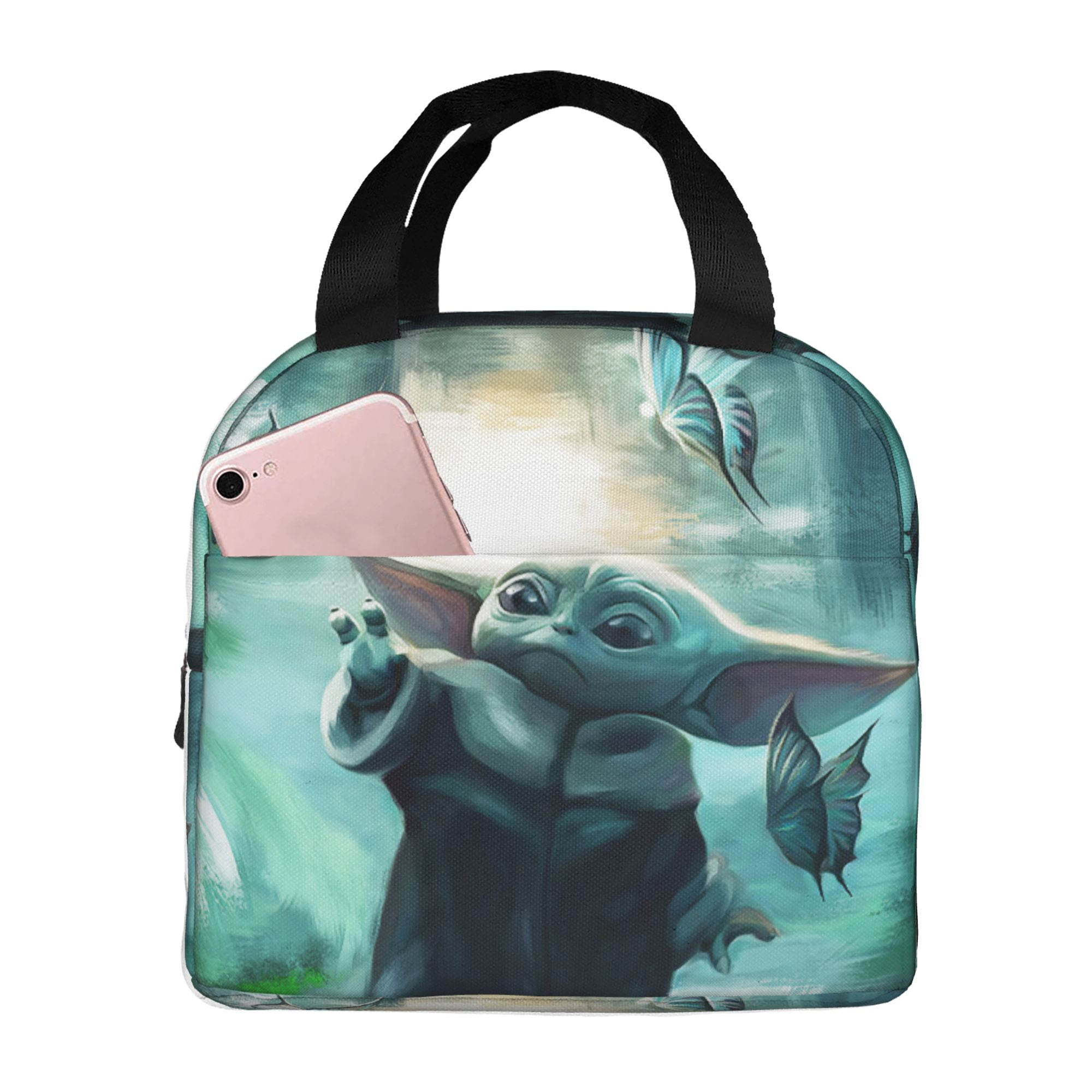 Baby Yoda Lunch Box Lunch Bag Reusable Insulated Lunch Box Meal Handbag