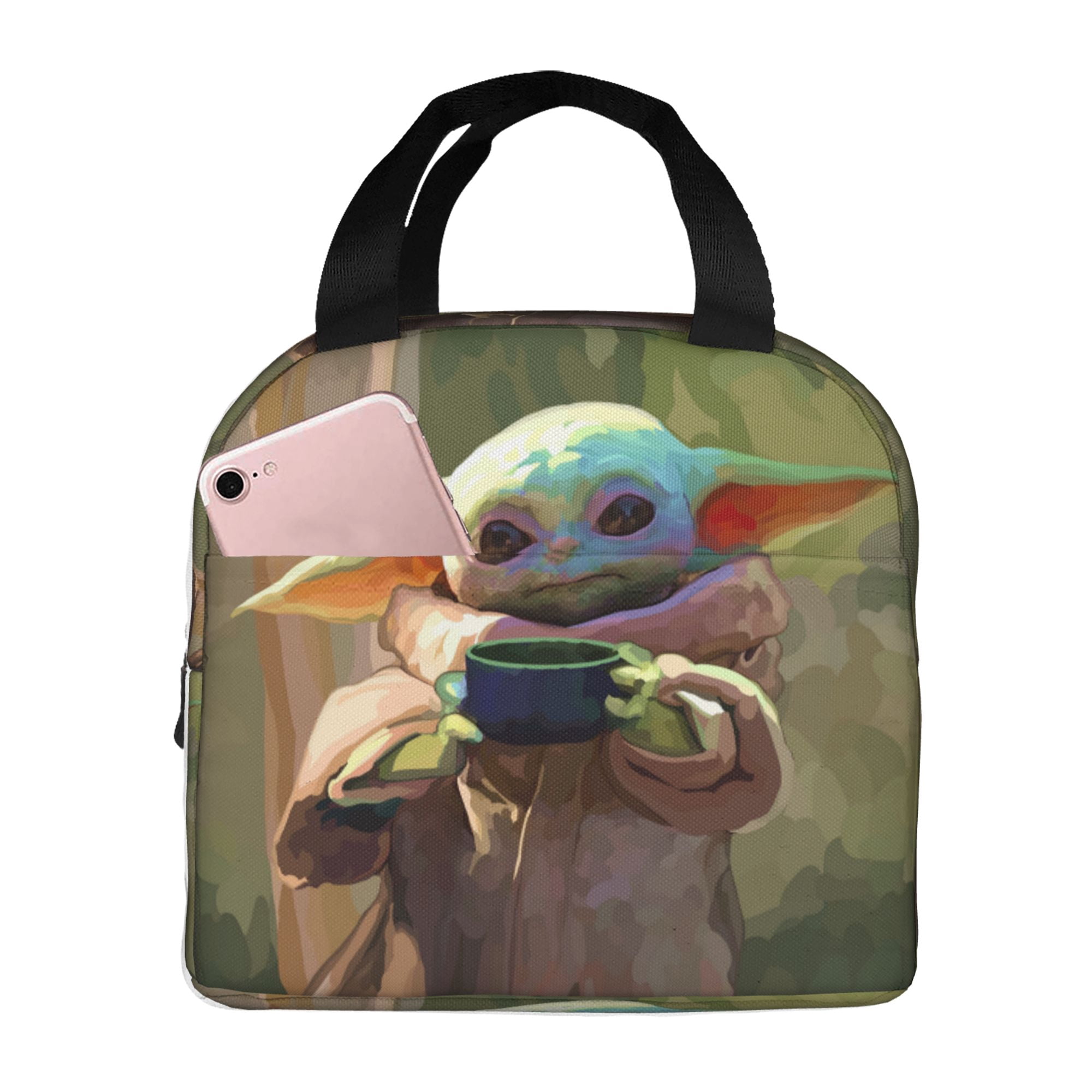 Baby Yoda Lunch Box Lunch Bag Reusable Insulated Lunch Box Meal Handbag