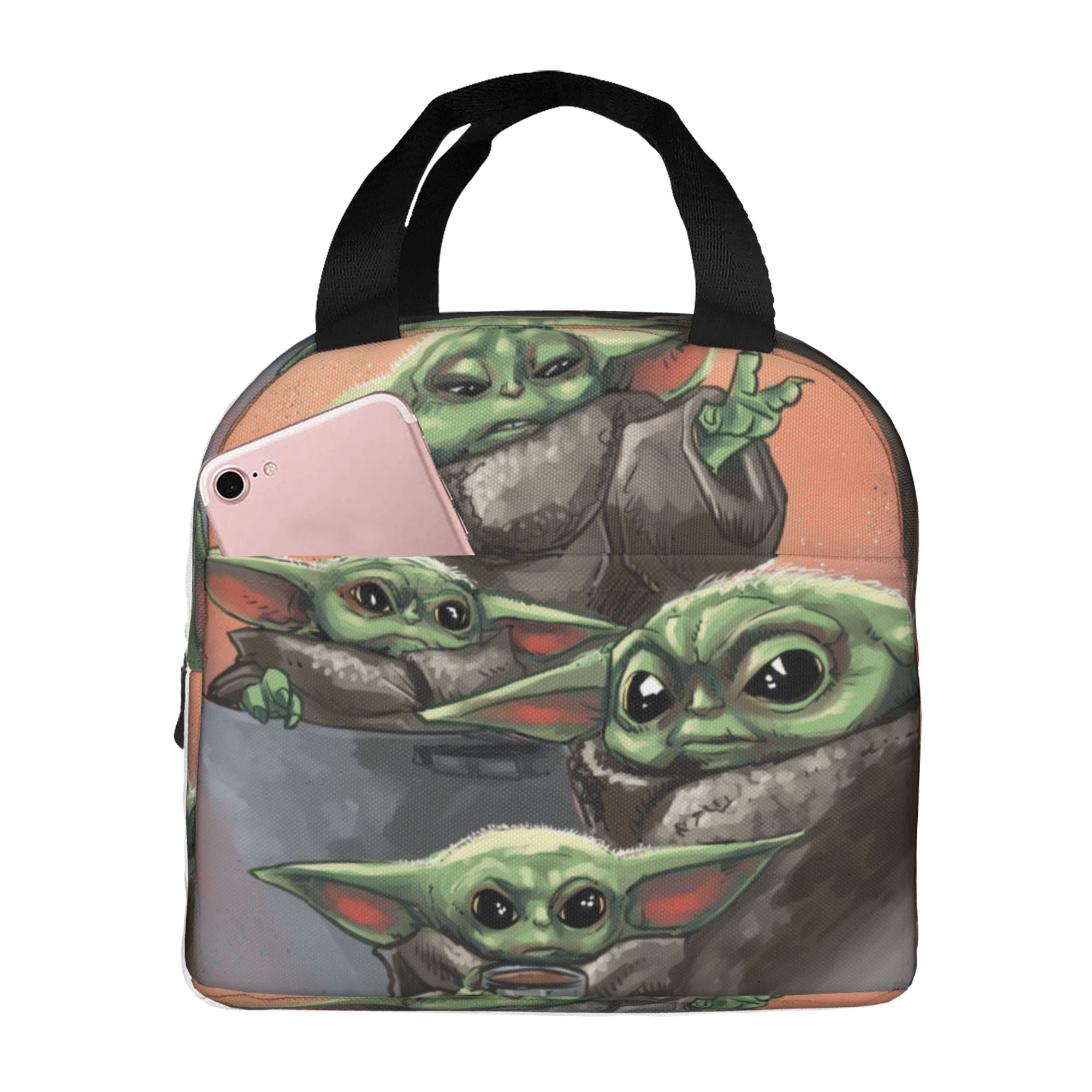 Baby Yoda Lunch Box Lunch Bag Reusable Insulated Lunch Box Meal Handbag