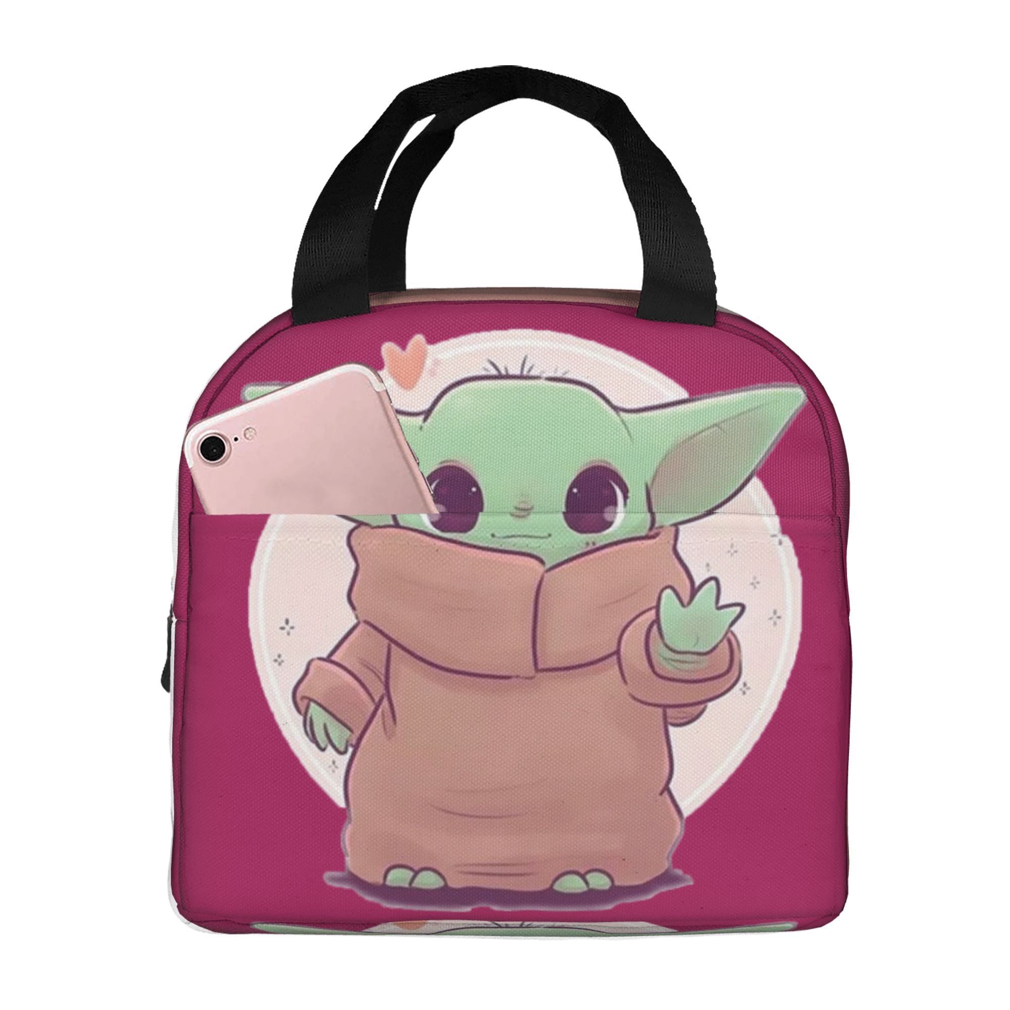 Baby Yoda Lunch Box Lunch Bag Reusable Insulated Lunch Box Meal Handbag