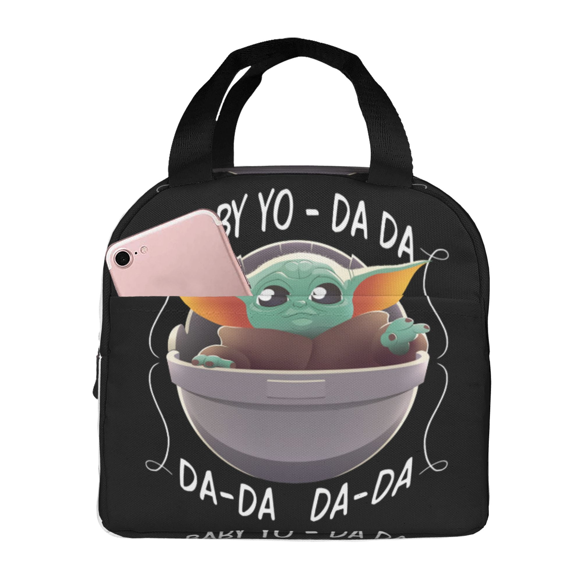 Baby Yoda Lunch Box Lunch Bag Reusable Insulated Lunch Box Meal Handbag