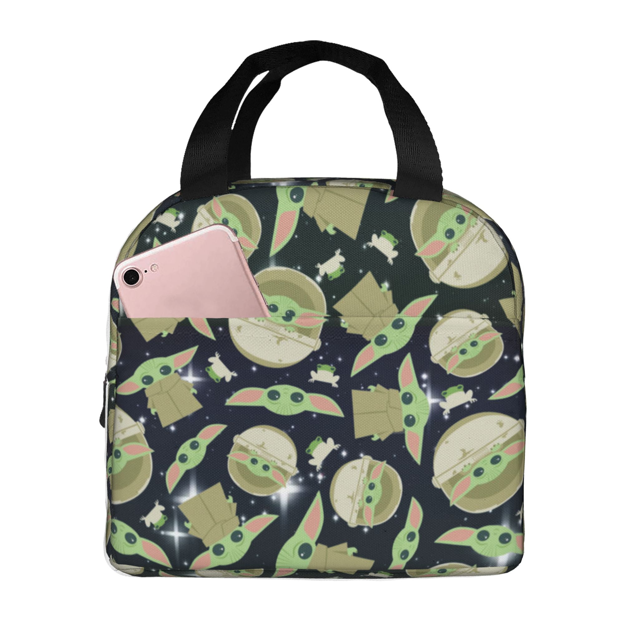 Baby Yoda Lunch Box Lunch Bag Reusable Insulated Lunch Box Meal Handbag