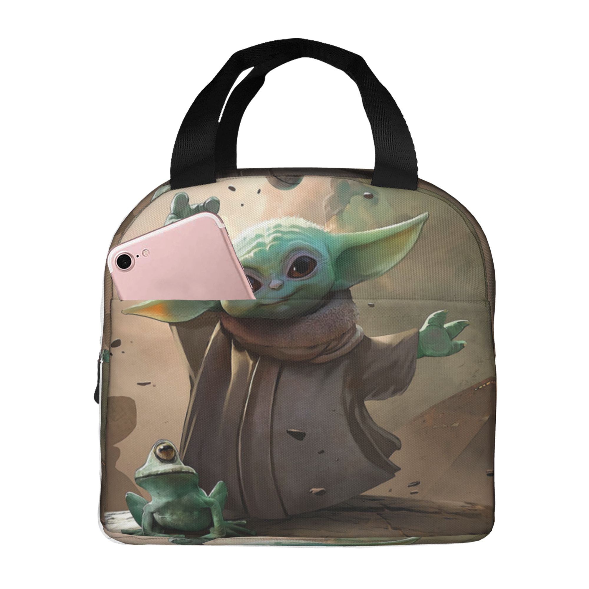 Baby Yoda Lunch Box Lunch Bag Reusable Insulated Lunch Box Meal Handbag