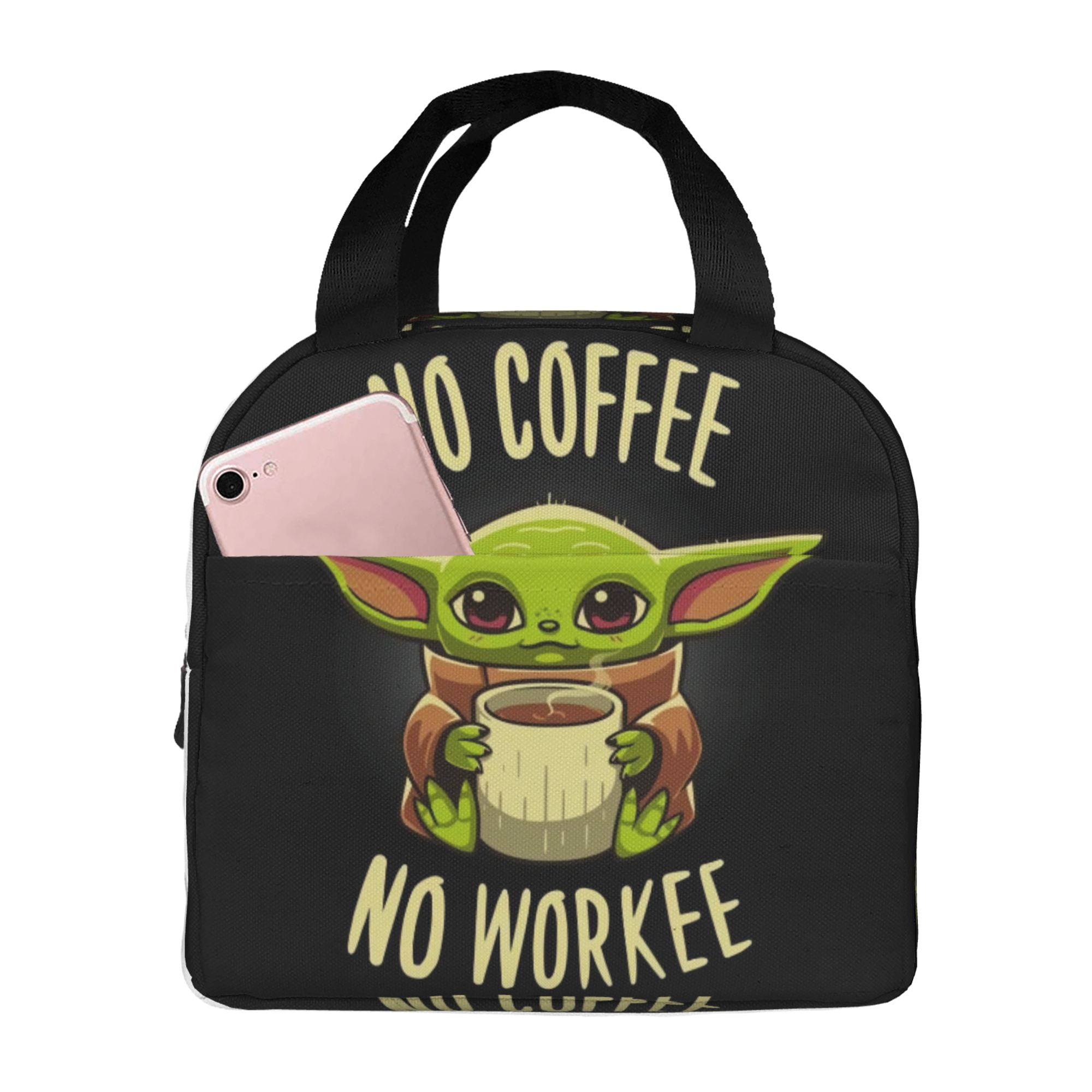 Baby Yoda Lunch Box Lunch Bag Reusable Insulated Lunch Box Meal Handbag